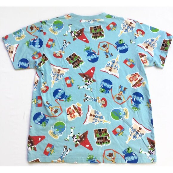 Disney Tokyo Resort Toy Story T Shirt Adult Medium Men Women All Over Print EXC - Picture 7 of 7